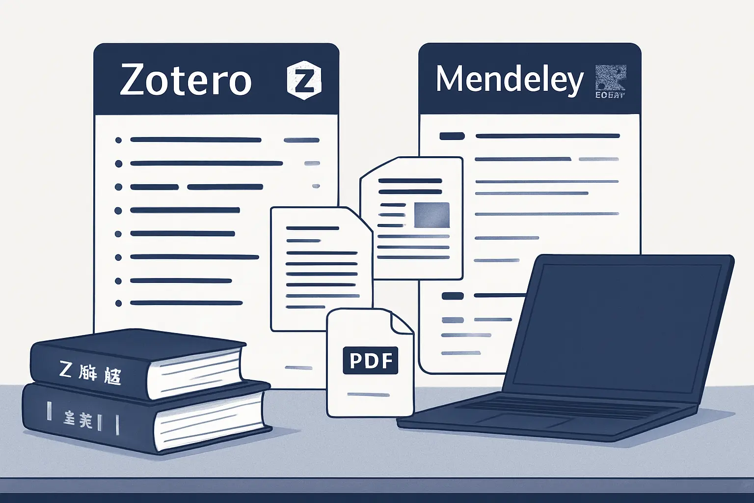 Zotero vs Mendeley 徹底比較2026｜文献管理ソフトはどっちを選ぶ？