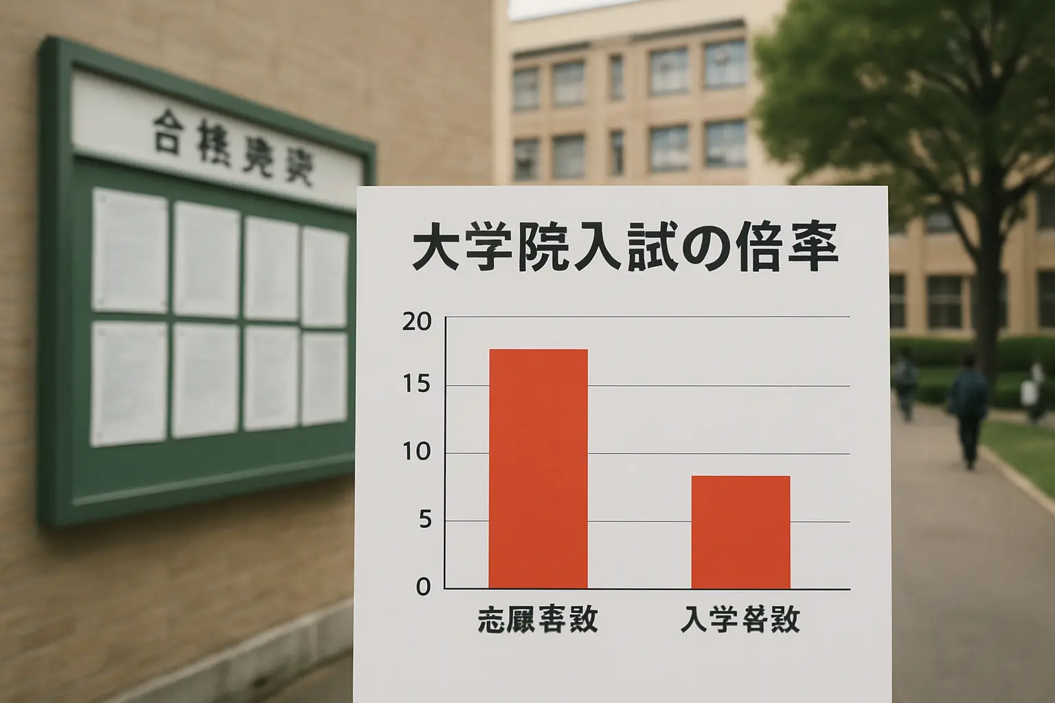 大学院入試の倍率データ2026｜研究科別・国公私立別の競争率の実態
