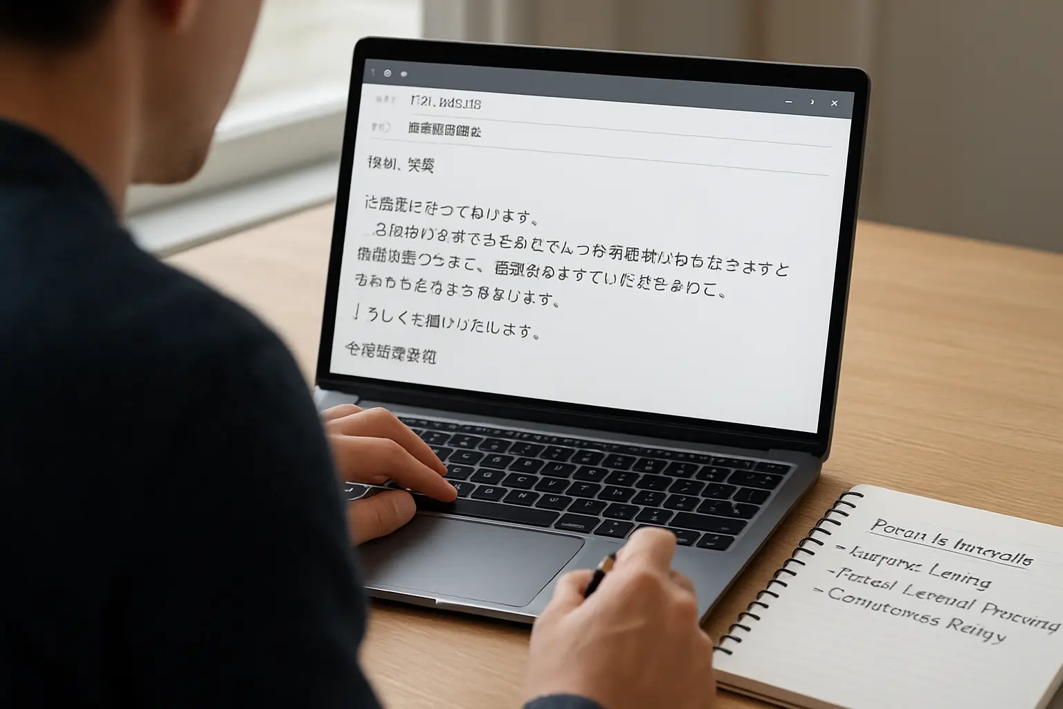 大学院出願前に志望教員へメールで事前連絡をする学生